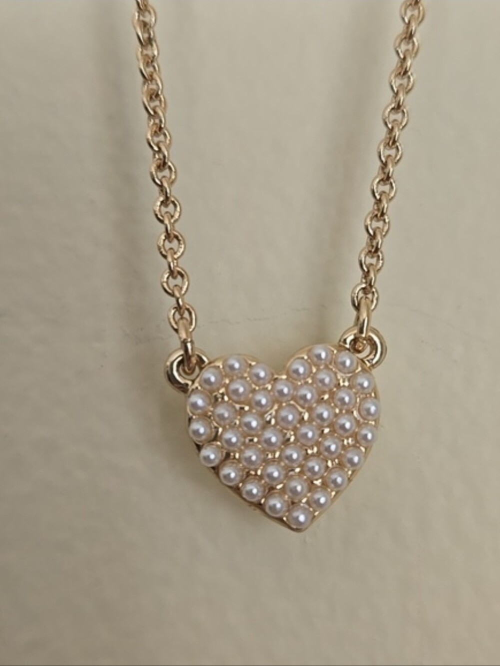 Gold Heart Pendant Necklace